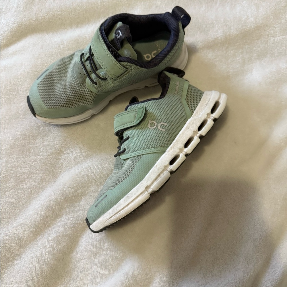 On Running Kids' Green Sneakers